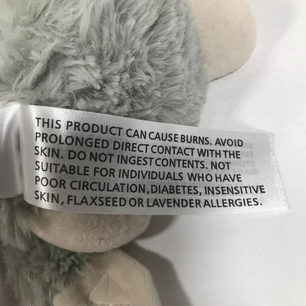Warmies Microwavable Sloth Plush Lavender Scented Gray Heatable Stuffed Animal